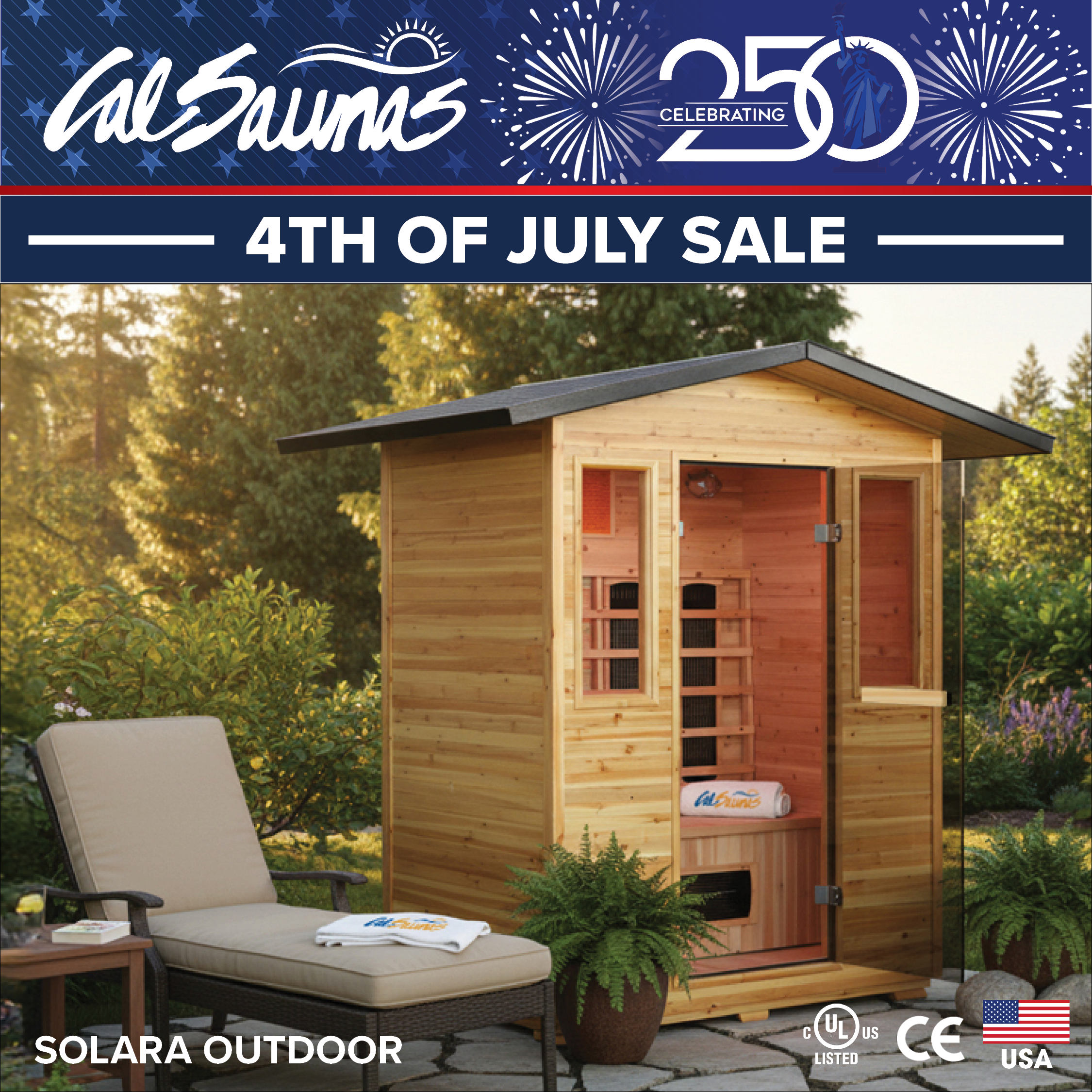 Calspas hot tub being used in a family setting - Evans
