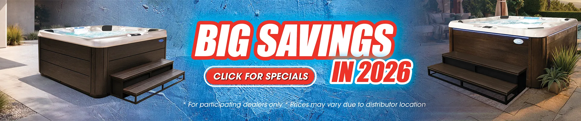 Calspas hot tub being used in a family setting - Evans