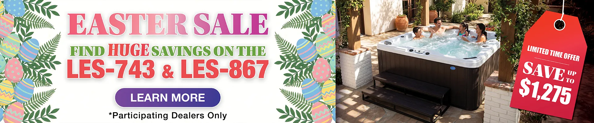 Calspas hot tub being used in a family setting - Evans